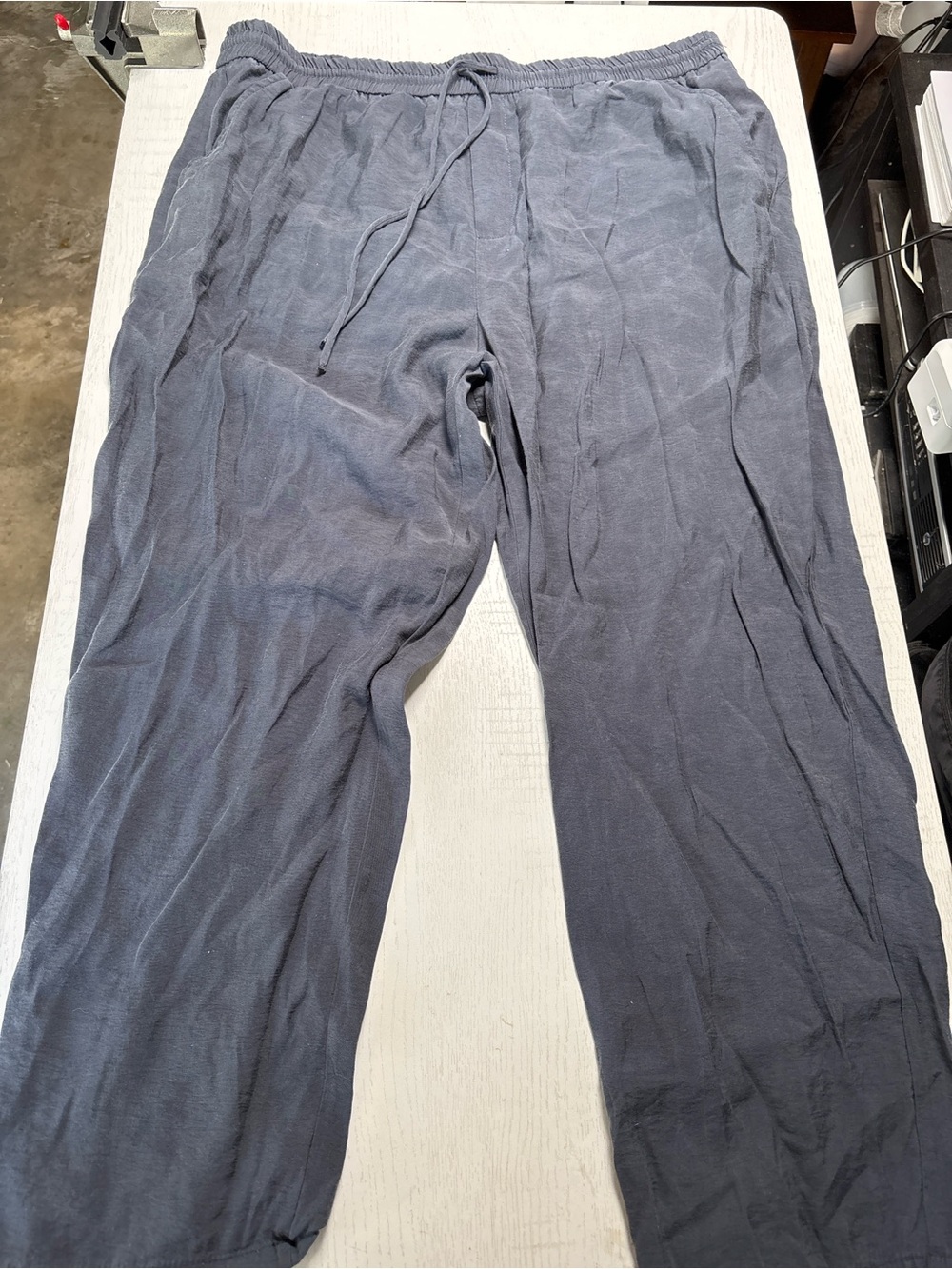 Zara Men's Dark Gray Drawstring Jogger Pants
